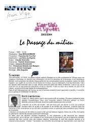 Dossier le passage du milieu.pdf - Institut Jean Vigo