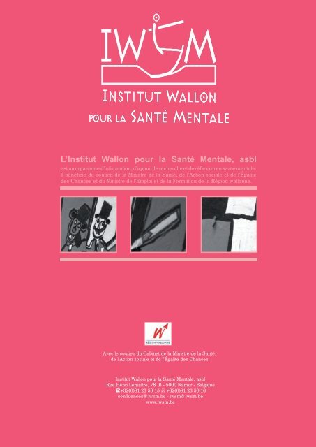 Ouvrir le Confluence 24 en pdf - Institut wallon pour la santé mentale ...