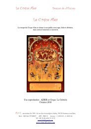 Le Cirque Alea - Théâtre de la Maison du Peuple