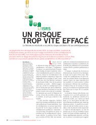 isrs un risque trop vite effacé - Dr. David Healy