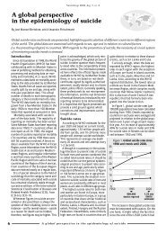 A global perspective in the epidemiology of suicide - International ...