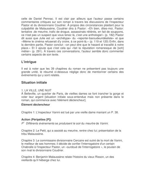 Fiche de lecture fée Carabine