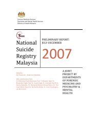 National Suicide Registry Malaysia - Clinical Research Centre ...