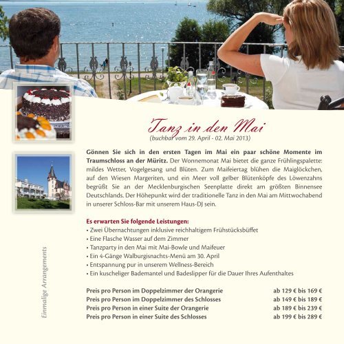 Angebote und Preise 2012/2013 - Schlosshotel Klink