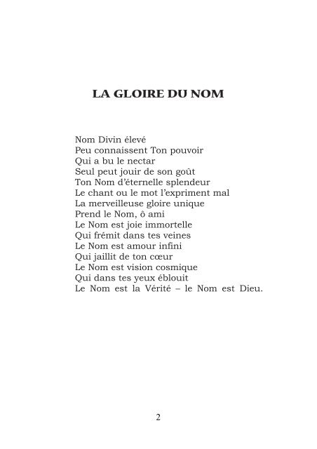 la prendre et Ramdas lui fit répéter trois fois Om Sri ... - Gaura Krishna