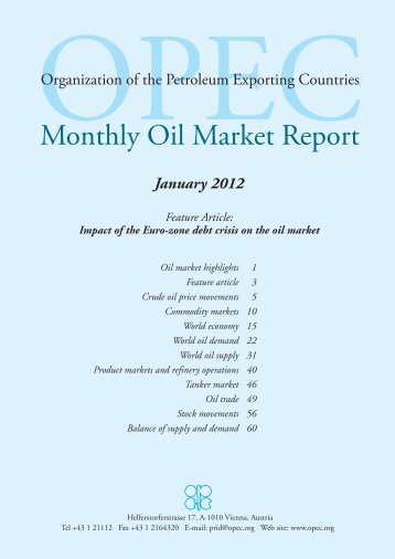 Contents and Data Summary (for web).indd - OPEC