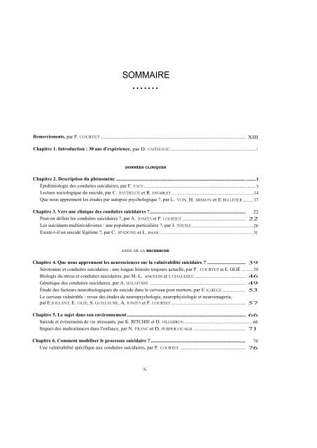 Télécharger le sommaire au format PDF  Librairie médicale Vigot