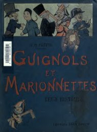 Guignols et marionnettes; leur histoire. Nombreuses reproductions d ...