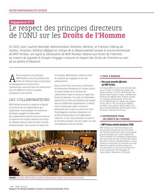 Rapport RSE - BNP Paribas