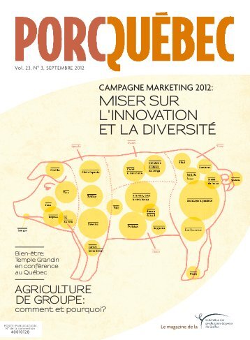 Septembre 2012 - Le porc du Québec