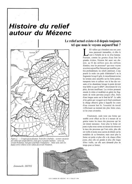 Article complet - Les Cahiers du Mézenc