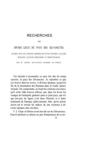 RECHERCHES - Bibliothèque municipale de Senlis