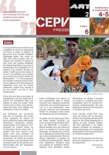 CEPV Presse N° 51 Mars 2011