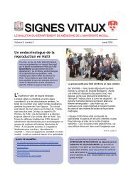 SIGNES VITAUX