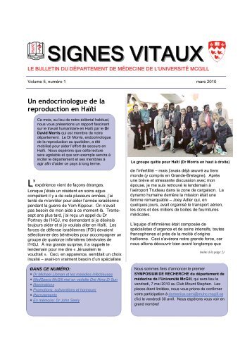 SIGNES VITAUX