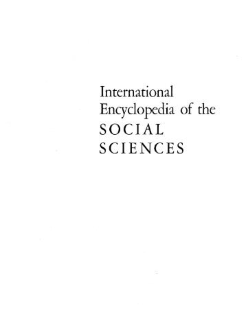 International encyclopedia of the social sciences. V.2