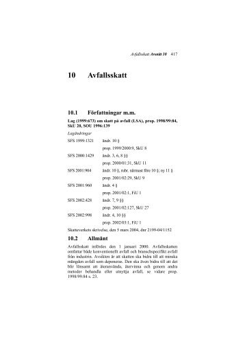 SKV 504 Handledning för punktskatter 2005 - Skatteverket