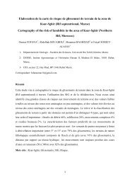 Elaboration de la carte de risque de glissement de ... - Sciencelib