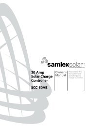 Manual - Samlex America Inc.
