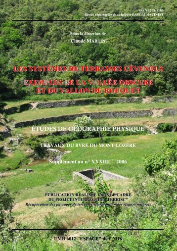 Ouvrage consultable en ligne - UMR Espace