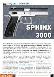 Tir Sportif SPHINX 3000 - Tireurs