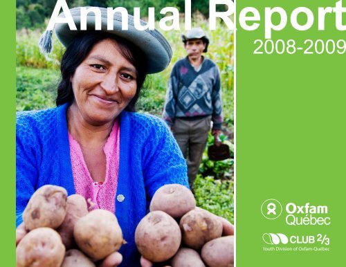 2008-2009 Annual report - Oxfam-Québec