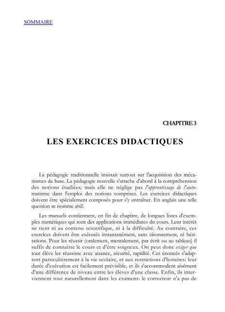 LE LIVRE du PROBLEME - IREM de Strasbourg