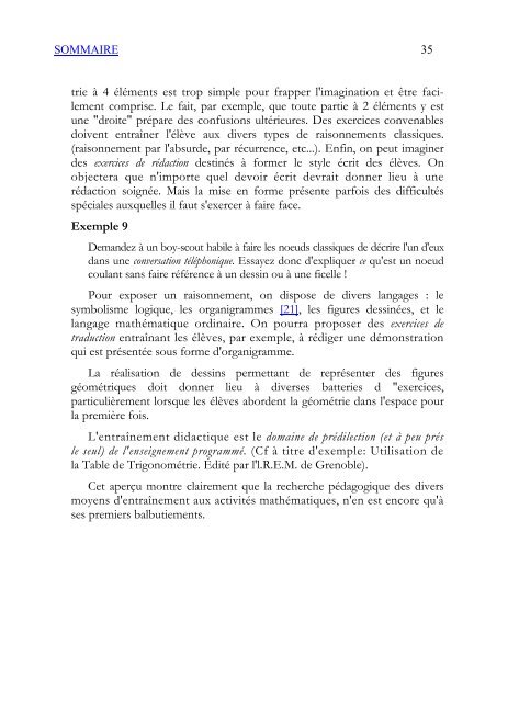 LE LIVRE du PROBLEME - IREM de Strasbourg