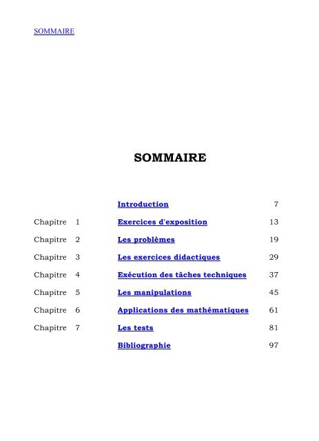 LE LIVRE du PROBLEME - IREM de Strasbourg