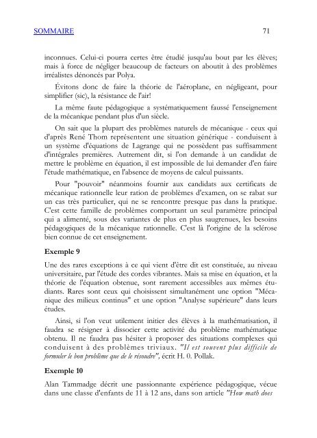 LE LIVRE du PROBLEME - IREM de Strasbourg