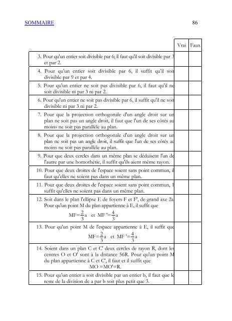 LE LIVRE du PROBLEME - IREM de Strasbourg