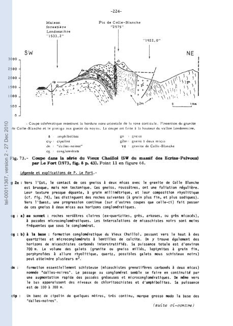 Géologie de l'Antépermien de Vanoise septentrionale (zone ...