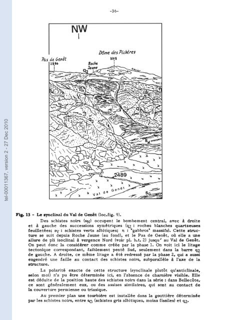 Géologie de l'Antépermien de Vanoise septentrionale (zone ...