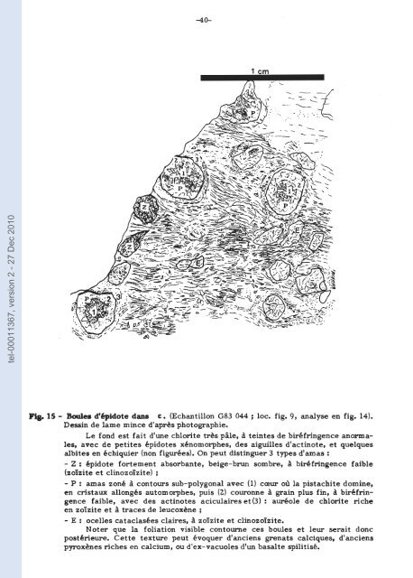 Géologie de l'Antépermien de Vanoise septentrionale (zone ...