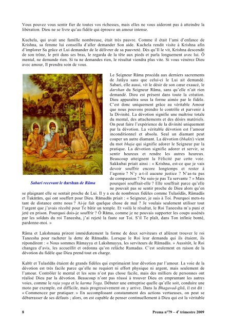 Prema - La revue de l'Organisation Sathya Sai France