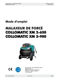 Malaxeur De forcé colloMatic xM 2-650 colloMatic xM 3-900 - Collomix