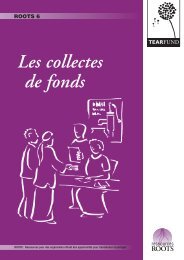 ROOTS 6 - Les collectes de fonds