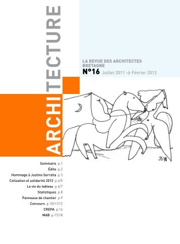 Revue n° 16 - Ordre des architectes