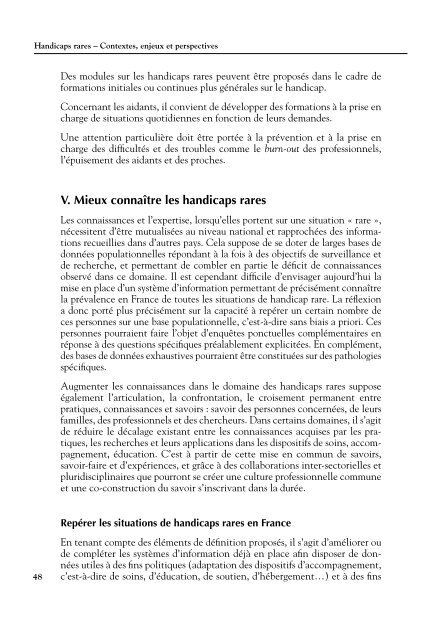 Handicaps rares - Inserm