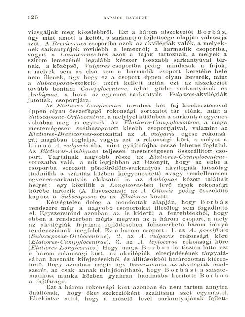 BOTANIKAI KÖZLEMÉNYEK VIII. KÖTET 1909 - World eBook Library