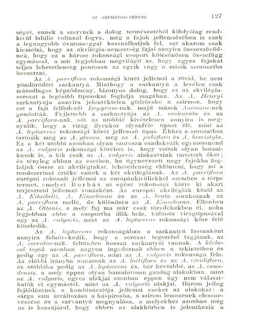 BOTANIKAI KÖZLEMÉNYEK VIII. KÖTET 1909 - World eBook Library