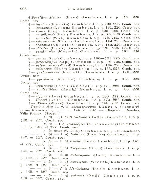 BOTANIKAI KÖZLEMÉNYEK VIII. KÖTET 1909 - World eBook Library