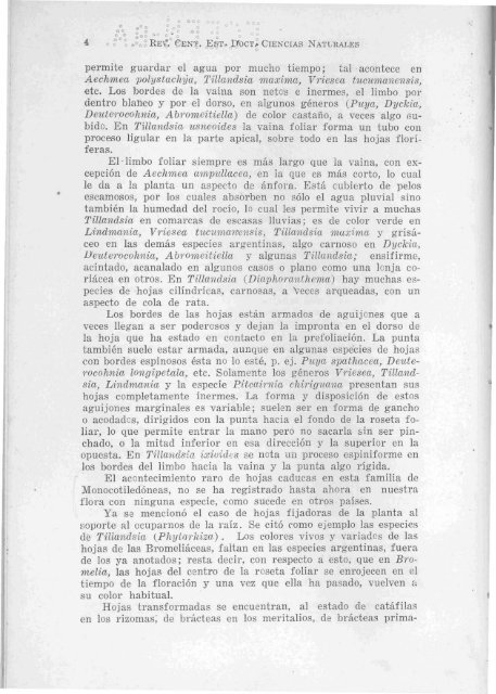 Biblioteca Digital | FCEN-UBA | Holmbergia Nº 4 Revista del Centro ...