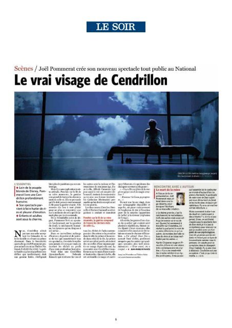 Le dossier de presse du spectacle - Théâtre National