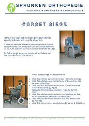Steunzolen en voetverzorging - Spronken