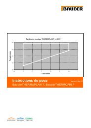 Instructions de pose FPO TPO - Bauder AG