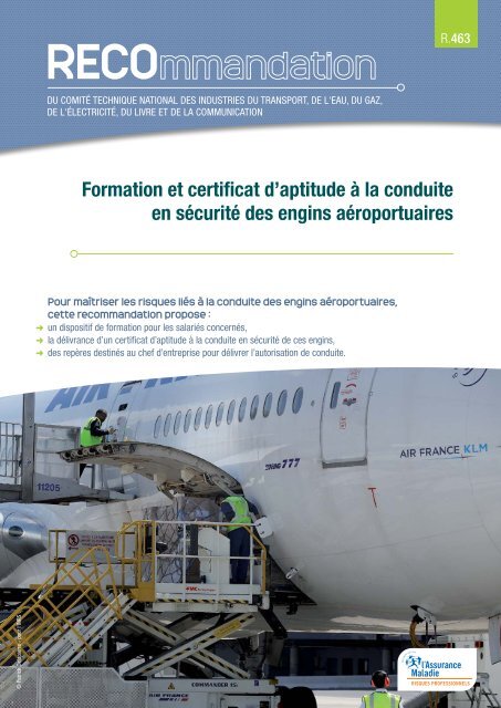 Formation et certificat d'aptitude à la conduite en sécurité ... - Ameli