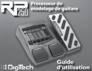 RP1000 Owner's Manual-English - Digitech