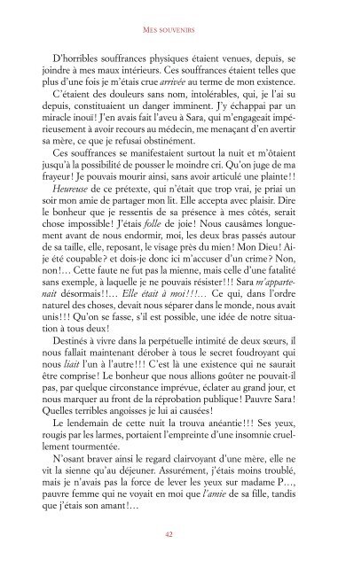 Mes souvenirs - Adélaïde Herculine Barbin - Éditions du Boucher