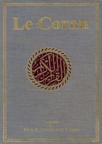 Lecture en ligne – Extrait (version pdf) - Le Noble Coran